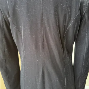 Reversible Rose embroidered / velvet Trench Coat Black thumbnail 11