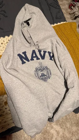 Navy Sweatshirt Gray Size L thumbnail 1