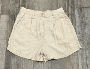 TGLA Linen Shorts Tan thumbnail 1