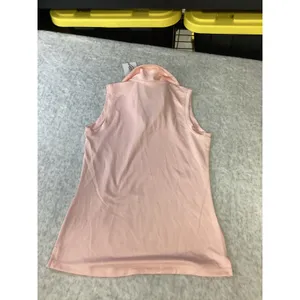 Walter Hagen Clubhouse Scallop Sleeveless Polo Pink Blossom‎ XS WGH11518 NWT thumbnail 4