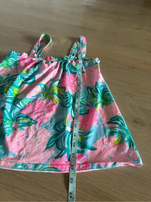 Lilly Pulitzer Jia Tank Blue Ibiza Pineapple Shake size small thumbnail 8