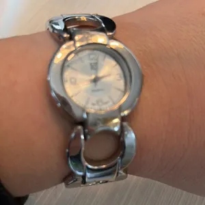 New York and Company Silver Tone Linked Quartz Watch thumbnail 6