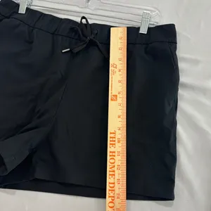 CRZ YOGA Womens Black Athletic Running Shorts Size XL Drawstring Pockets thumbnail 5