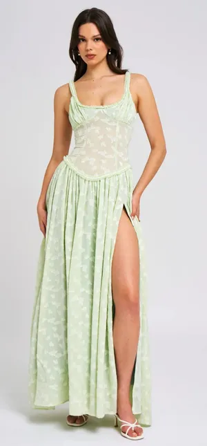 Miss Circle Dress Green Size XXS thumbnail 1