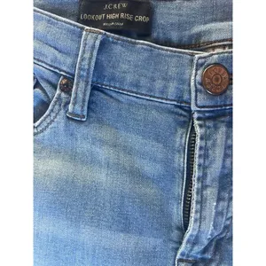 J.CREW Lookout High Rise Crop Jeans Blue Light Wash Stretch Slim Fit Women’s thumbnail 2