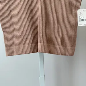 Free People Ribbed Boho Clean Minimalist Cropped Cami Tank XS/S Almond thumbnail 3