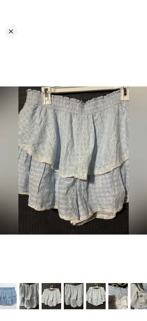 American Eagle Ruffle Printed Mini Skirt With Elastic Waistband thumbnail 5
