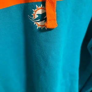 Fanatics Aqua Miami Dolphins NFL First Contact Raglan Pullover Hoodie- Size XL thumbnail 3