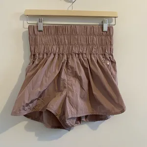 Free People Movement The Way Home Athletic Shorts In Mauve Size Small thumbnail 3