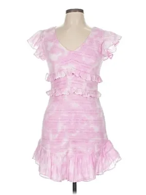 Love Shack Fancy Pink Mini Dress thumbnail 2