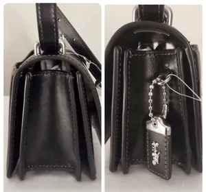 Coach Bandit black leather crossbody thumbnail 10