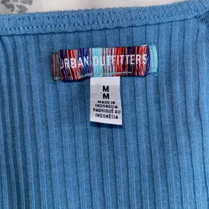 Blue Square Neck Long Sleeve Top thumbnail 2