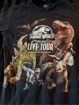 Live Tour Black Graphic Tee thumbnail 2
