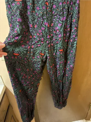 Roller Rabbit Rhone Niana Jumpsuit in Black Floral thumbnail 8