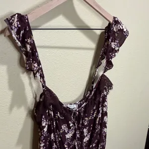 New Intimately Free People Take It Away XL Burgundy Floral Lace Bodysuit thumbnail 7