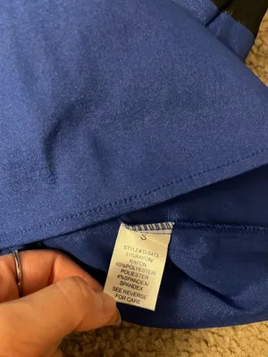 Asymmetrical Going Out Top Blue thumbnail 4