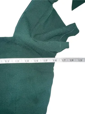 NWT Ivy City Co Marni Dress Dark Green Square Neck Shoulder Ties Midi SMALL thumbnail 6