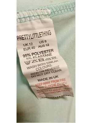PrettyLittleThing Women's Blue Plunge Dress Size 8 - INV539 A7 thumbnail 4