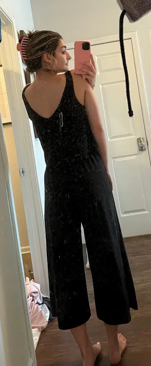 black jumpsuit thumbnail 2