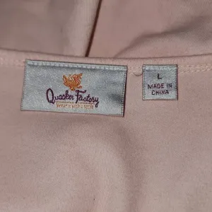 Quacker Factory Womens Light Pink Embellished Seguin Long Sleeve Shirt Top Large thumbnail 4