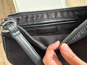 Mango Black Baguette Bag thumbnail 3