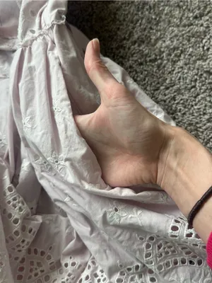 LoveShackFancy Pale Pink Eyelet Cotton Mini Dress thumbnail 6
