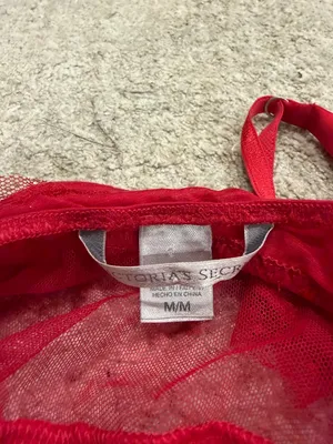 Victoria's Secret red lingerie Camisole thumbnail 3