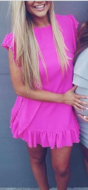 These Three Boutique Pink Dress thumbnail 1