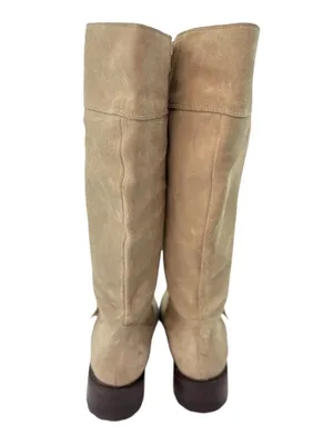 -J. Crew Boots Womens Size 9 Suede Leather Mid Calf Quiet Luxury Old Money Italy thumbnail 5