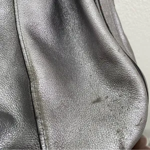 B. MAKOWSKY Metallic Silver Double Handle Shoulder Bag thumbnail 13