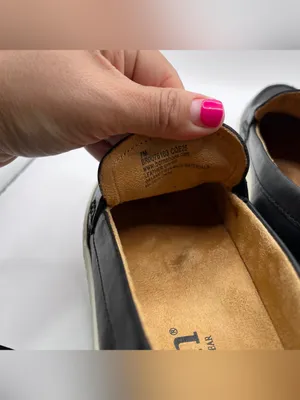 Born Marlie slip-on black loafers size 7 M platform black leather comfort women thumbnail 8