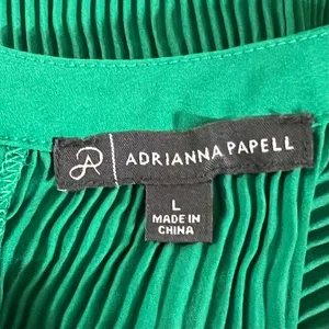 Adrianna Papell Pleated Flutter Sleeve Blouse thumbnail 6