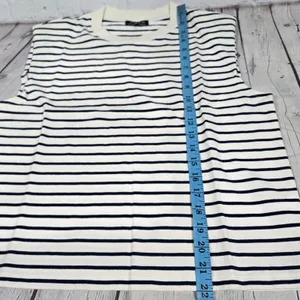 J. Crew Structured muscle T-shirt in stripe mariner cotton‎ M NWT thumbnail 7