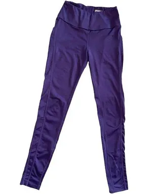 Gymshark purple leggings with side pockets thumbnail 1