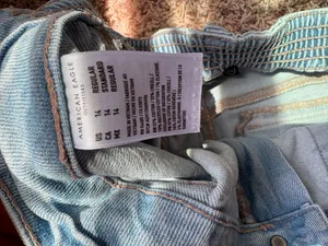 American Eagle Denim Mini Skirt thumbnail 4