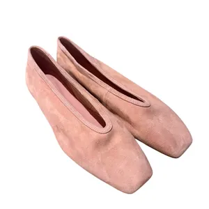 NWT Tony Bianco Blossom Square Toe Suede Bianca Flats Women's Sz. 7 thumbnail 2