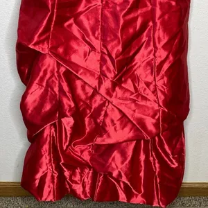 Vintage Strapless‎ Formal Dress Red Size M thumbnail 2