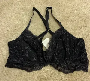 Wishlist Charcoal gray bralette thumbnail 1