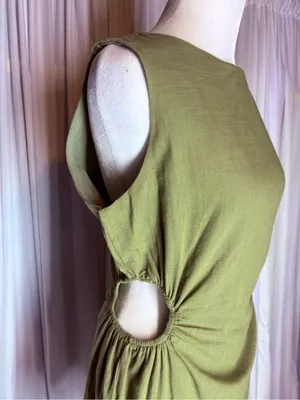 🆕 LILLUSORY Womens Summer Cutout Sleeveless Casual Sexy Mini Dresses Size M thumbnail 5