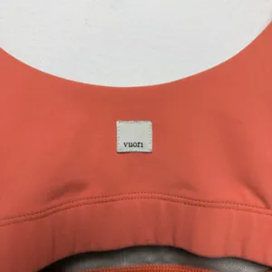 Vuori Women's‎ Daily Sports Bra Small Orange Daily Bra Scoop Neck Activewear thumbnail 7