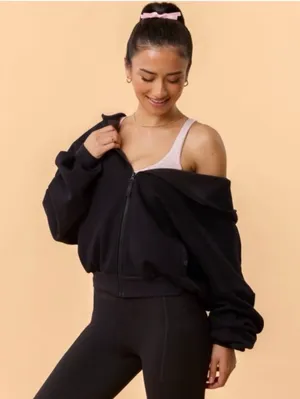 NWT! Blogilates Target X - Women's Marshmallow Full Zip Hooded Sweatshirt Size M thumbnail 1