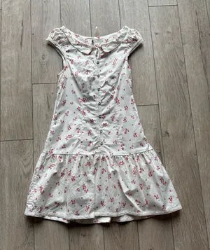 Free People Beasley Mini Dress Ivory Combo thumbnail 1