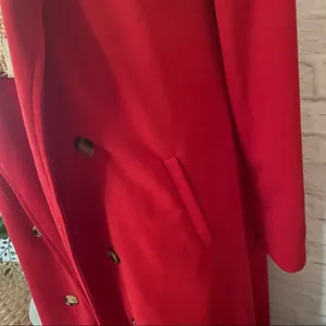 Boutique NEW Red ‘NYC Chic’ Over Coat thumbnail 9
