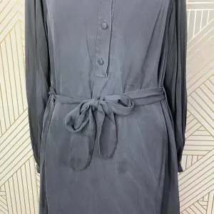 Equipment‎ Femme Francois Silk Shirt Button Down Dress in Black Size US Medium thumbnail 5