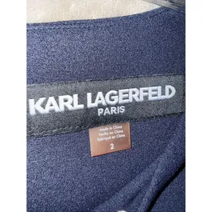 Karl Lagerfeld Navy Knee Length Short Sleeve Cocktail Dress Size 2 757 thumbnail 9