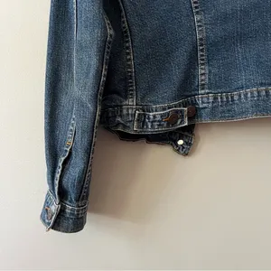 Levi Strauss Signature Jean Denim Jacket Button Front Juniors XXL thumbnail 6