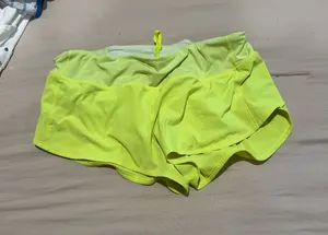 Neon Yellow Lululemon Hotty Hot Shorts 2.5" thumbnail 1