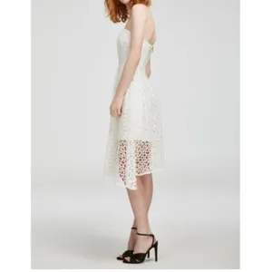 KEEPSAKE Midnight Hour Strapless Lace Fit And Flare Dress thumbnail 3