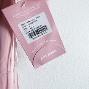 Birdy Grey Mauve Pink Chiffon Bridesmaid One Shoulder Dress New With Tags thumbnail 7