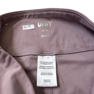 DKNY Bike Shorts Womens Medium Purple High Rise Cycling Side Pocket | 28-19 thumbnail 6